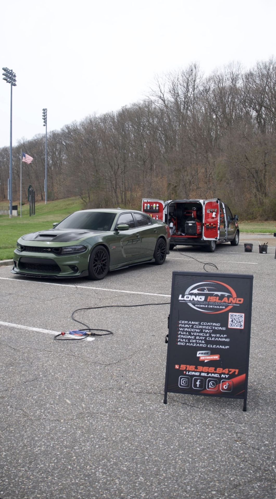 Dodge Charger Scat Pack after mobile detail
